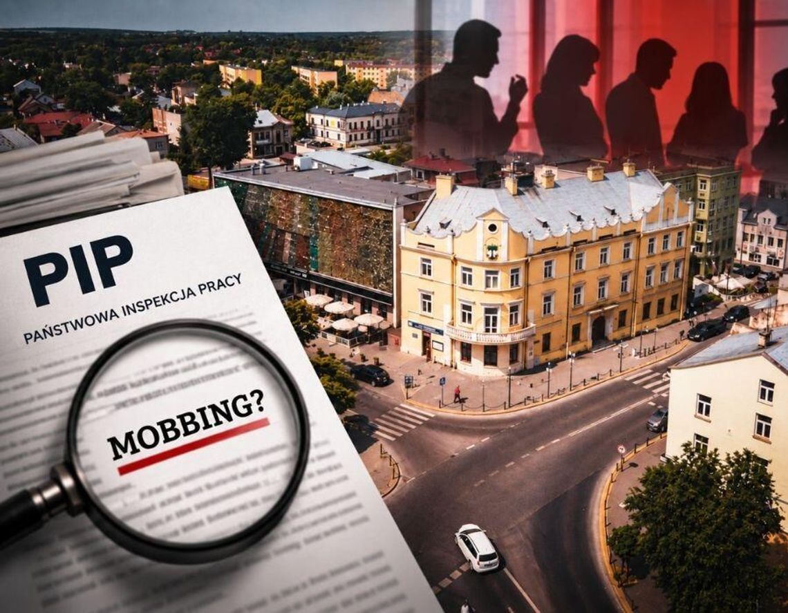 PIP badała mobbing w chełmskim ratuszu. Miasto zmienia procedury Grafika ilustracyjna do artykułu o kontroli Państwowej Inspekcji Pracy w Urzędzie Miasta Chełm dotyczącej przeciwdziałania mobbingowi. Po kontroli magistrat rozpoczął aktualizację procedury antymobbingowej i zapowiedział szkolenia dla pracowników.