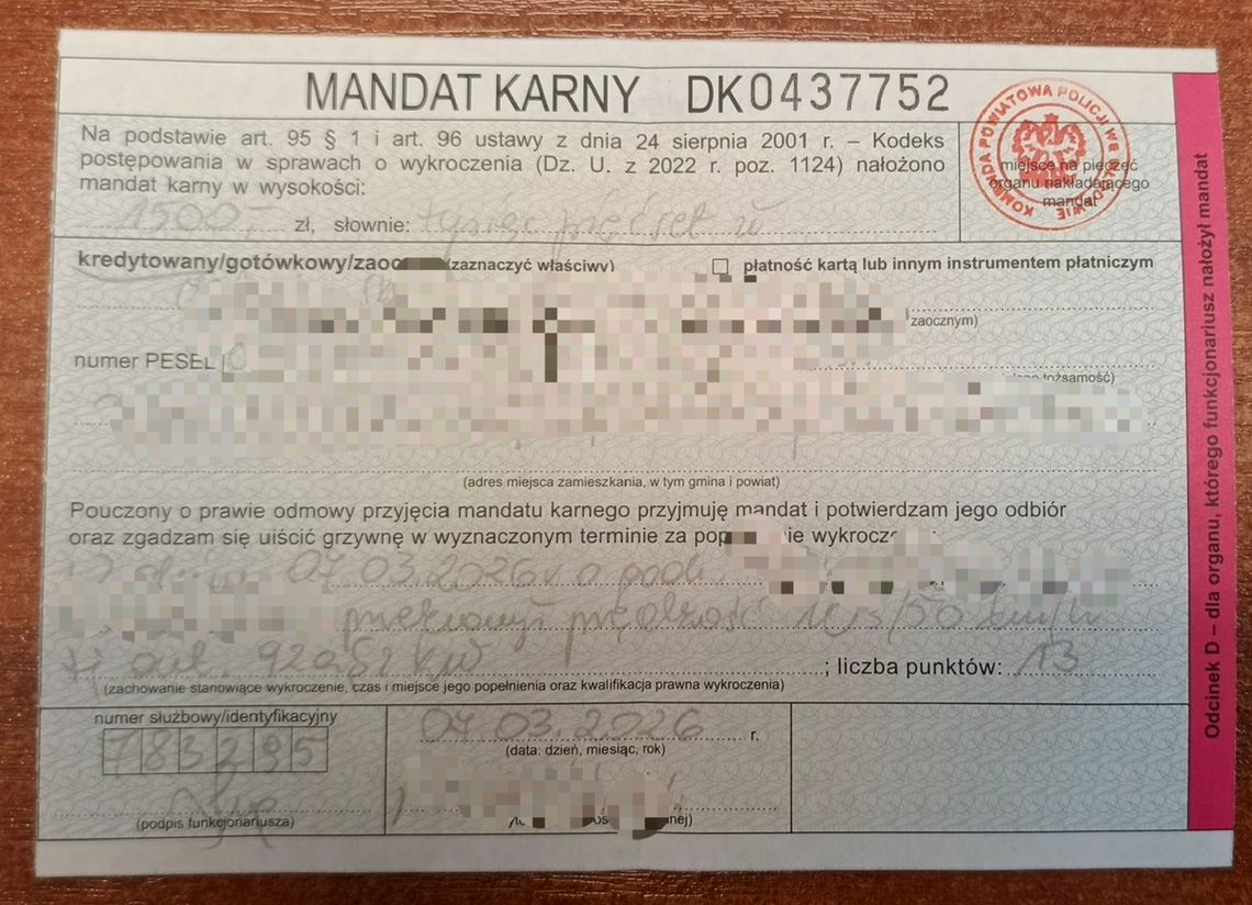 Piraci drogowi na celowniku włodawskiej drogówki. Sypią się wysokie mandaty