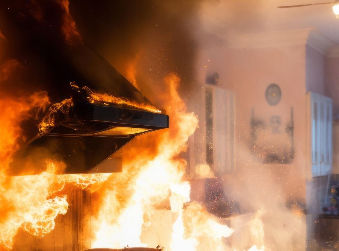 Płonęły dwa domy! Strażacy walczyli z ogniem w gminie Kamień