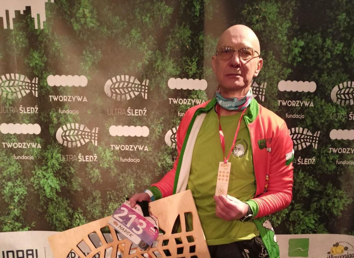 Pokonał dystans i mróz