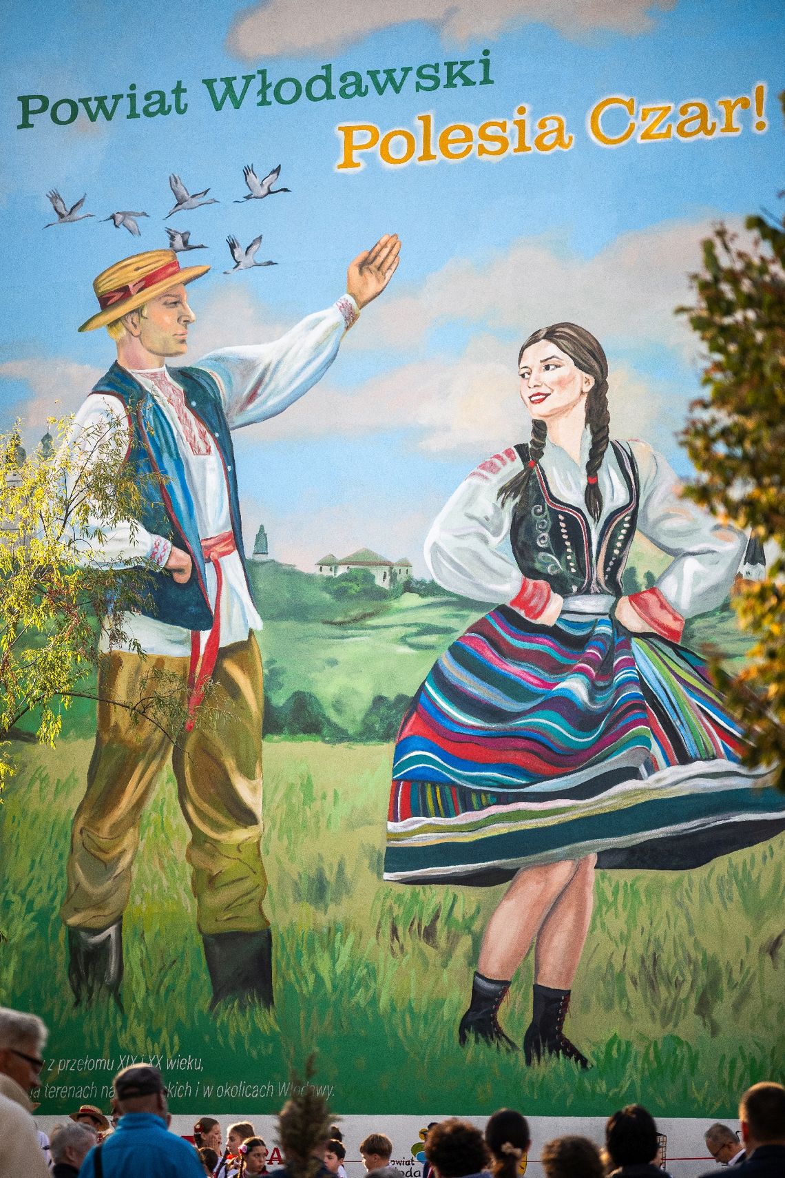 „Polesia Czar” – nowy mural we Włodawie [ZDJĘCIA]