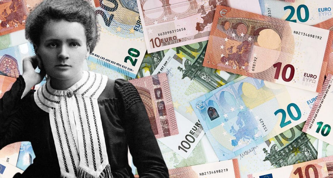 Polka na euro coraz bliżej. Maria Skłodowska-Curie może trafić na nowy banknot 20 euro Polka na euro coraz bliżej. Maria Skłodowska-Curie może trafić na nowy banknot 20 euro