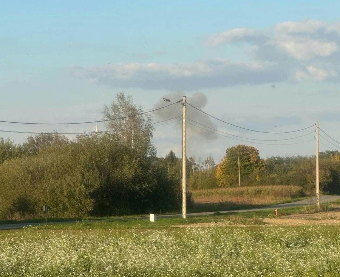 Polskie myśliwce poderwane. Dron znów rozbił się przy granicy z Dorohuskiem Polskie myśliwce poderwane. Dron znów rozbił się przy granicy z Dorohuskiem