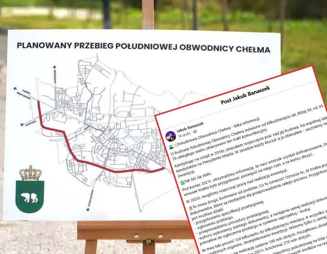 Południowa obwodnica Chełma za 170 mln zł utknęła w procedurach. Prezydent uspokaja, mieszkańcy komentują Południowa obwodnica Chełma za 170 mln zł utknęła w procedurach. Prezydent uspokaja, mieszkańcy komentują