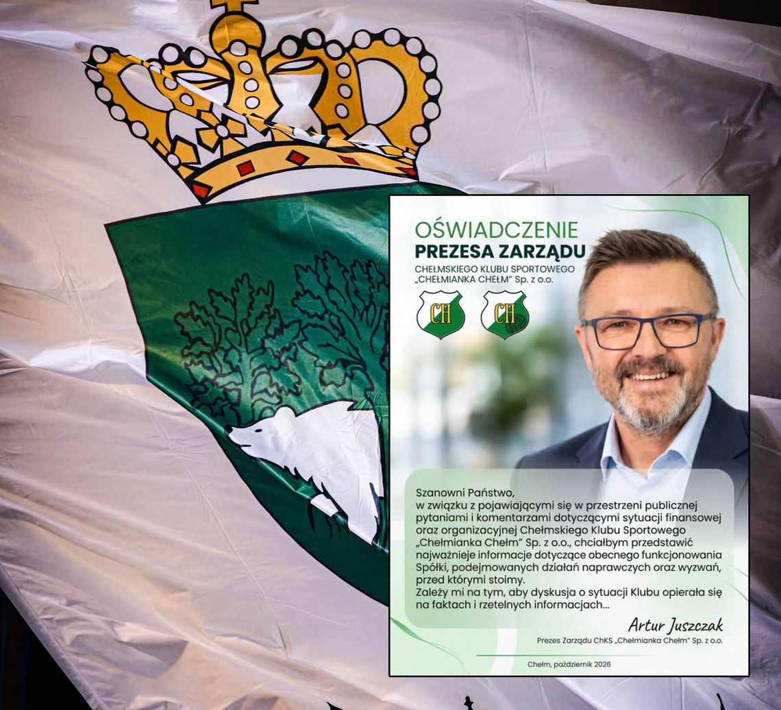 Flaga ChKS. Klub ujawnił szczegóły swojej trudnej sytuacji finansowe