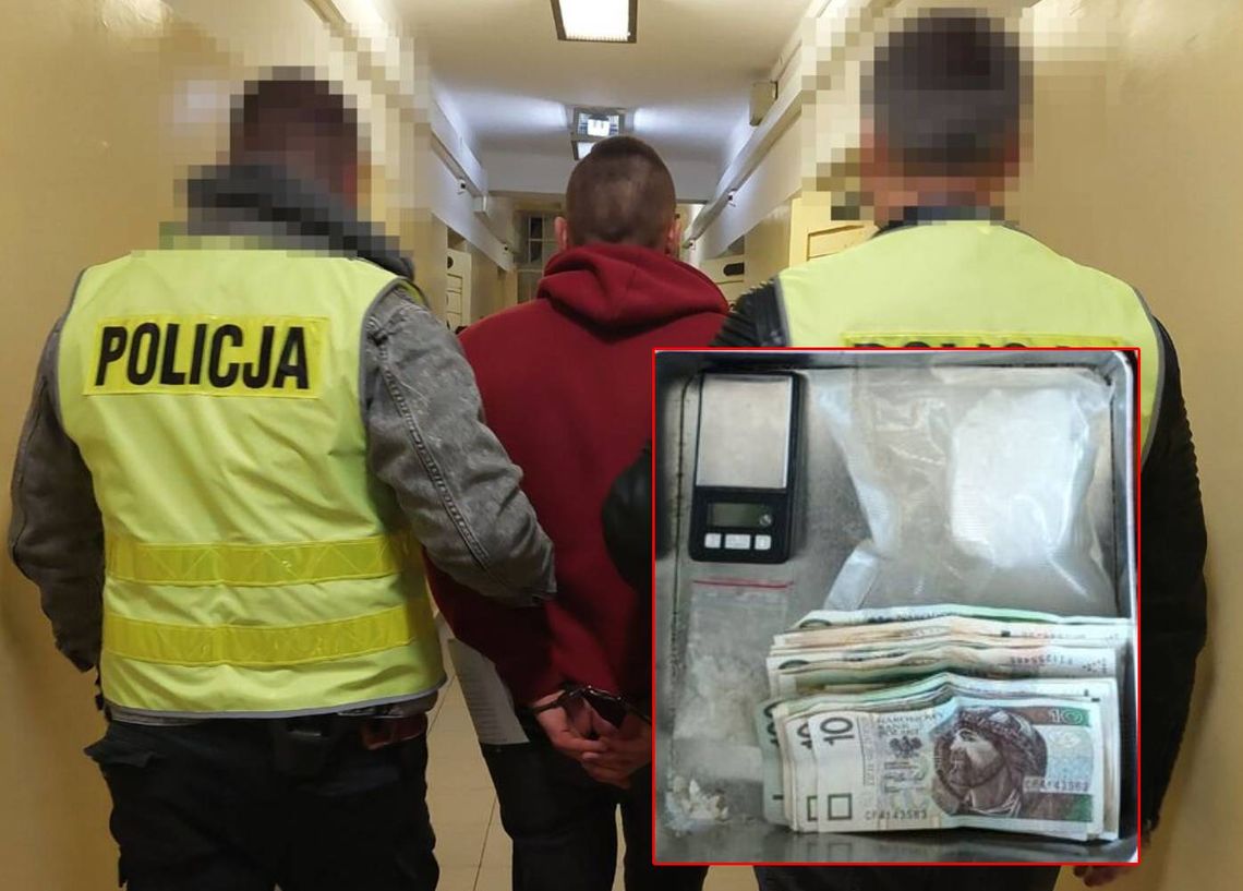 Ponad 800 porcji mefedronu w rękach policji. 30-latek trafił za kratki