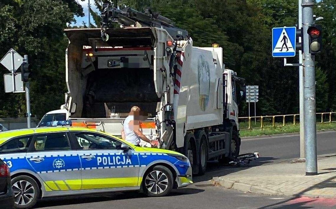 Potrącenie 10-letniej rowerzystki na ul. Lwowskiej w Chełmie Potrącenie 10-letniej rowerzystki na ul. Lwowskiej w Chełmie