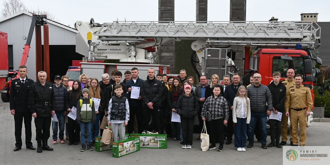 Pow. krasnostawski. Młodzi sprawdzili się w wiedzy pożarniczej. Znamy zwycięzców!