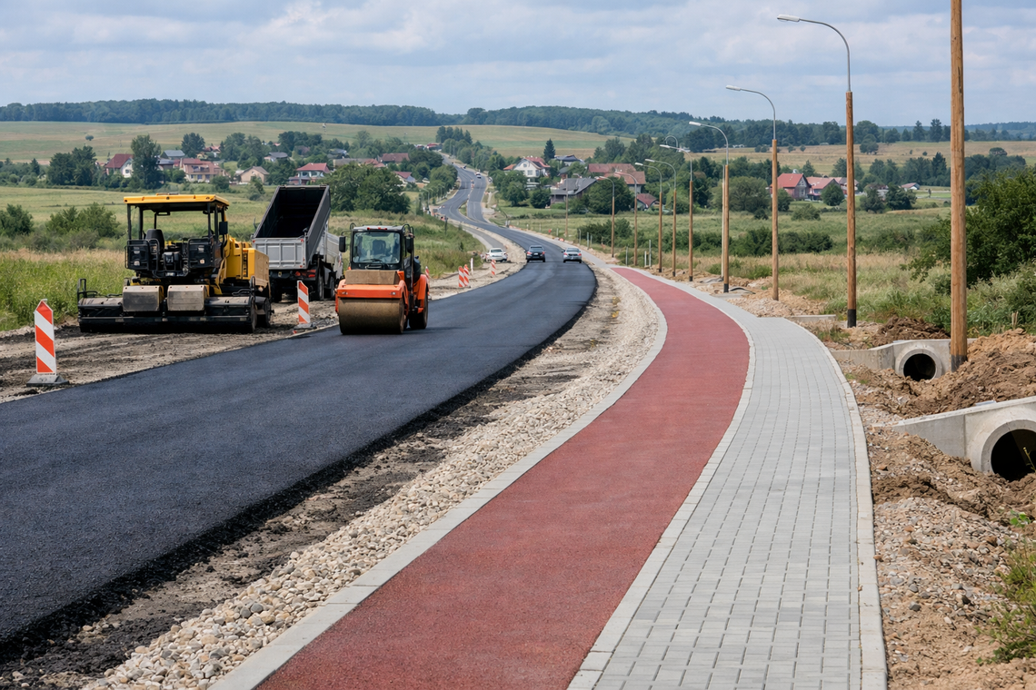 Pow. krasnostawski. Nowa jakość na trasie Krasnystaw – Niemienice