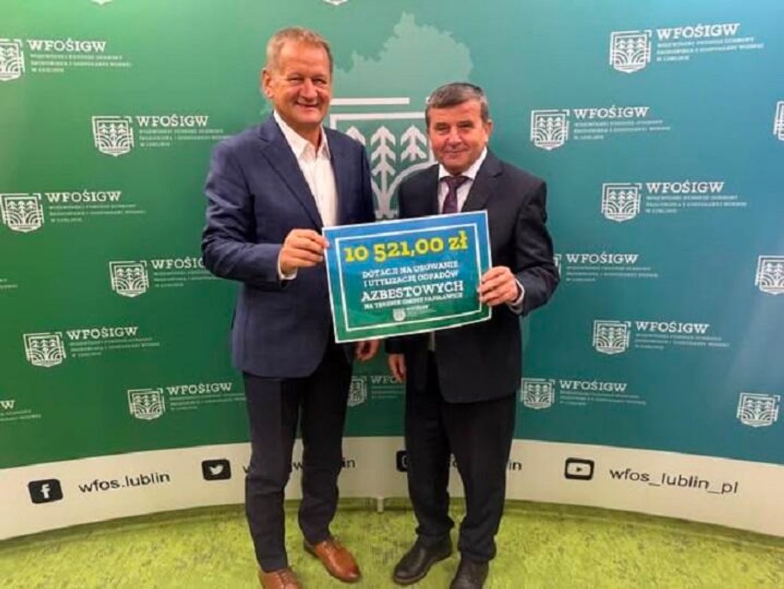 Pow. krasnostawski. Są pieniądze na azbest i przyrodę Pow. krasnostawski. Są pieniądze na azbest i przyrodę