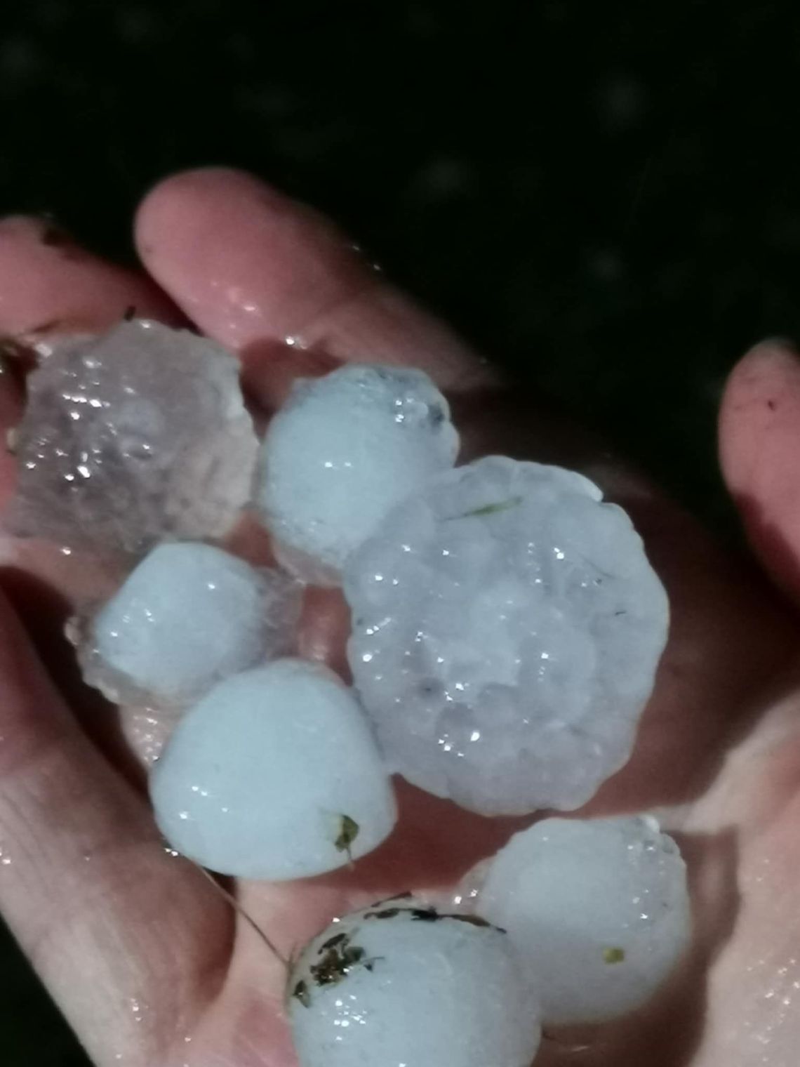 Nawałnica w powiecie krasnostawskim. Spadł grad wielkości piłeczek pingpongowych [GALERIA ZDJĘĆ]