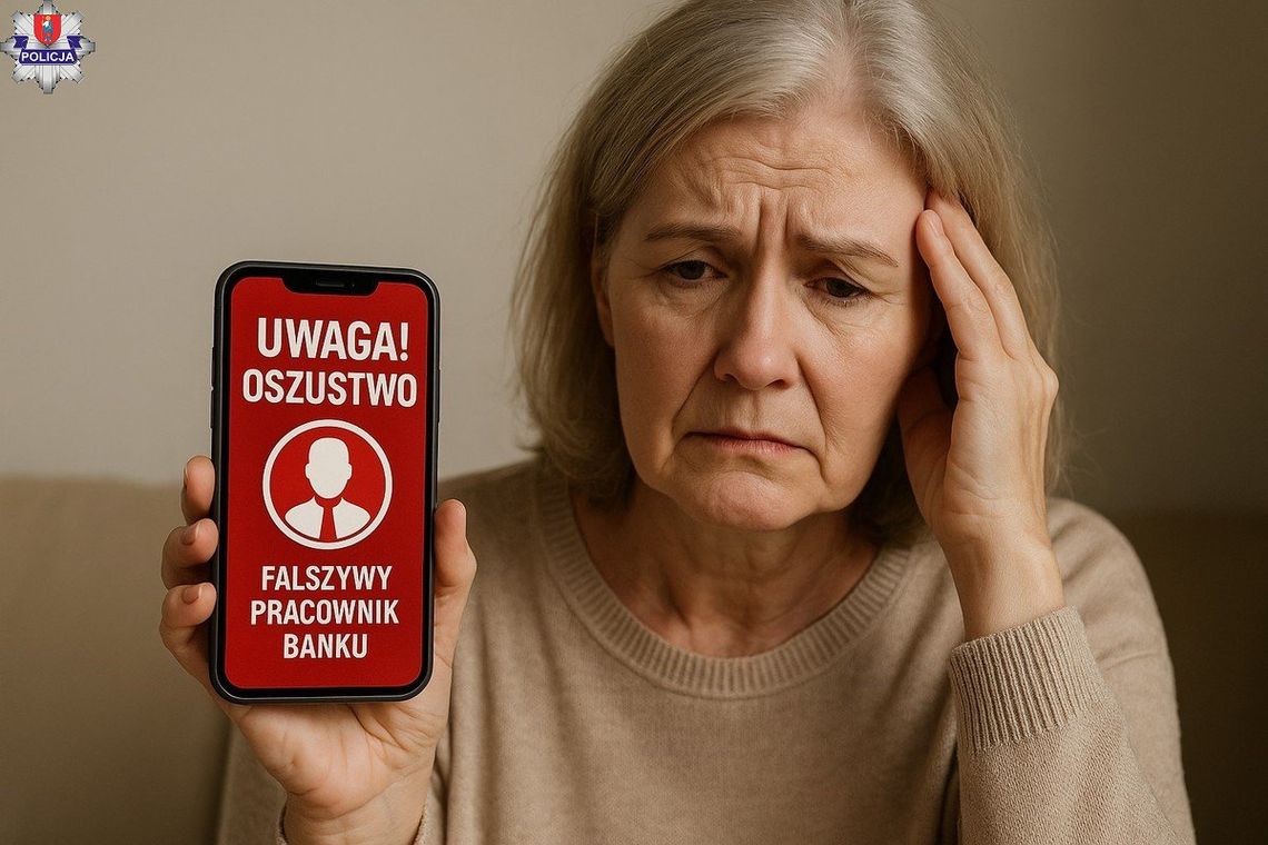 Pow. włodawski. 73-latka straciła pieniądze przez fałszywego "bankowca"