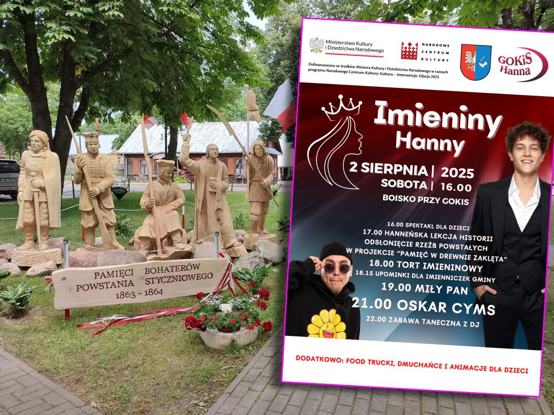Pow. włodawski. „Imieniny Hanny” już 2 sierpnia. Powstaną rzeźby i mapka