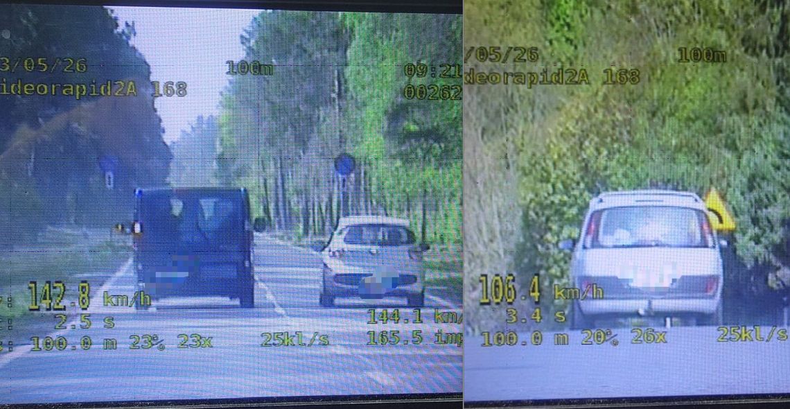 Pow. włodawski. Mandaty po 1500 zł, 13 punktów karnych i pożegnanie z prawkiem samochody na wideorejestratorach