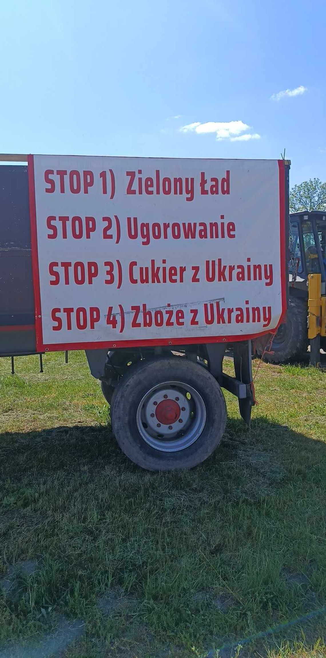 Powiat chełmski. Rolnicy dziś protestują w Kamieniu. Jutro w Warszawie, w Wojsławicach i w Białopolu