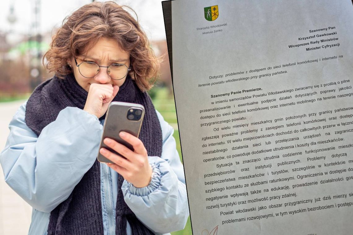 Powiat włodawski interweniuje w sprawie internetu i telefonii komórkowej. Sygnał zanika i łączy z sieciami zagranicznymi Powiat włodawski interweniuje w sprawie internetu i telefonii komórkowej. Sygnał zanika i łączy z sieciami zagranicznymi