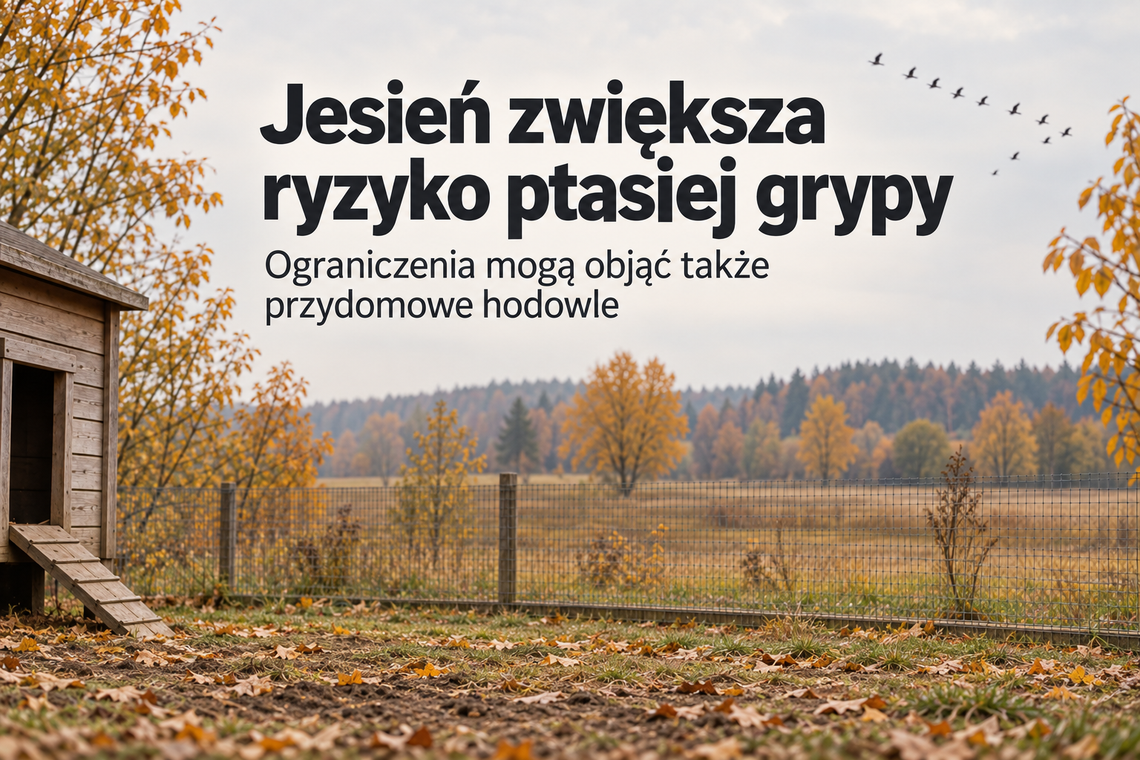 Powiat włodawski. Jesień zwiększa ryzyko ptasiej grypy