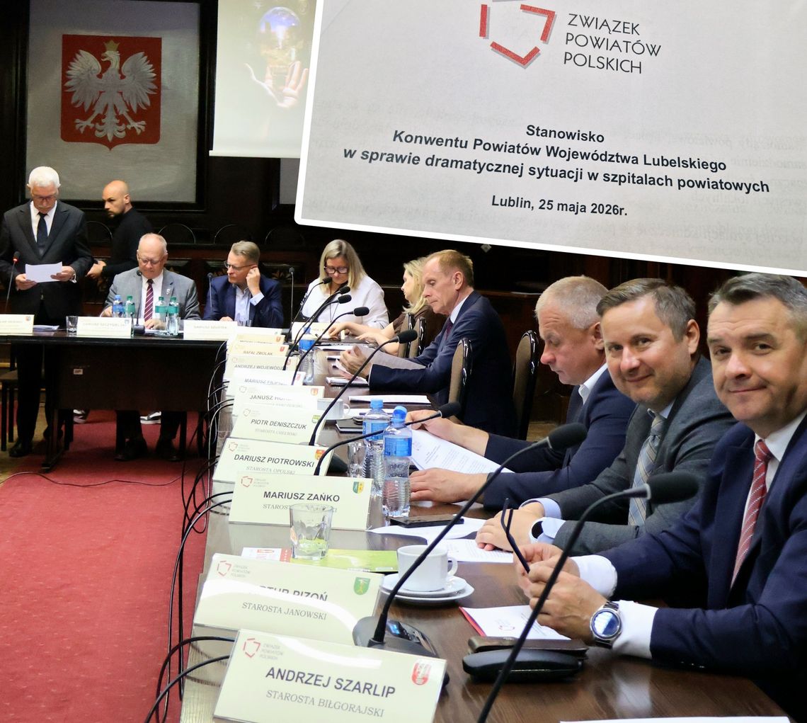 Powiat włodawski poparł apel w sprawie szpitali powiatowych. "Nie możemy działać w niepewności"