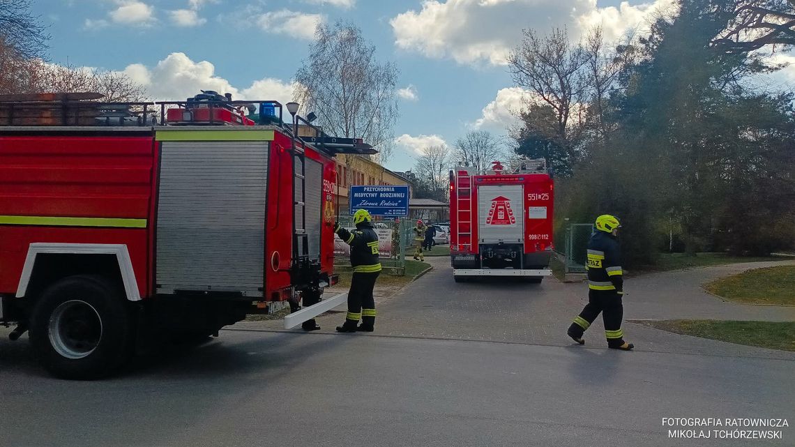Pożar w ośrodku zdrowia we Włodawie. Jedna osoba poszkodowana Pożar w ośrodku zdrowia we Włodawie. Jedna osoba poszkodowana