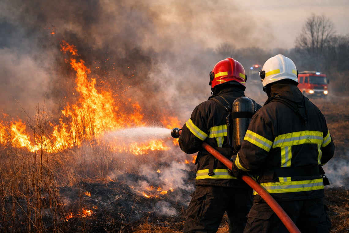 Pow. chełmski. Mimo apeli wciąż płoną trawy! Strażacy interweniowali wielokrotnie Pow. chełmski. Mimo apeli wciąż płoną trawy! Strażacy interweniowali wielokrotnie