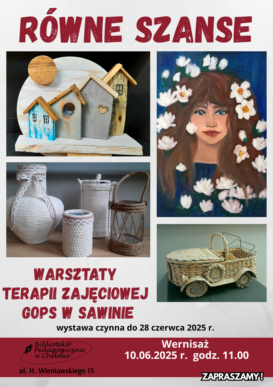 Chełm. Prezentacja twórczości osób z niepełnosprawnościami