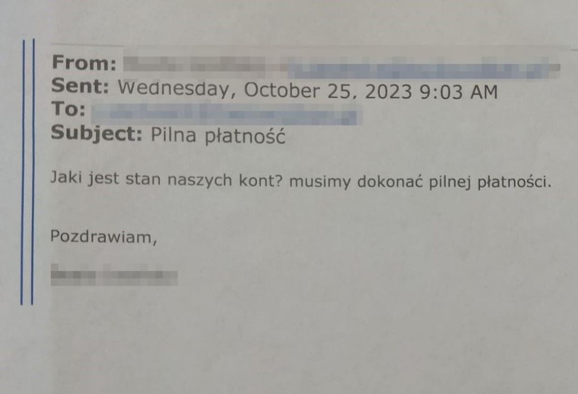 "Prezes bialskiej spółki" chciał wyłudzić 120 tys. złotych