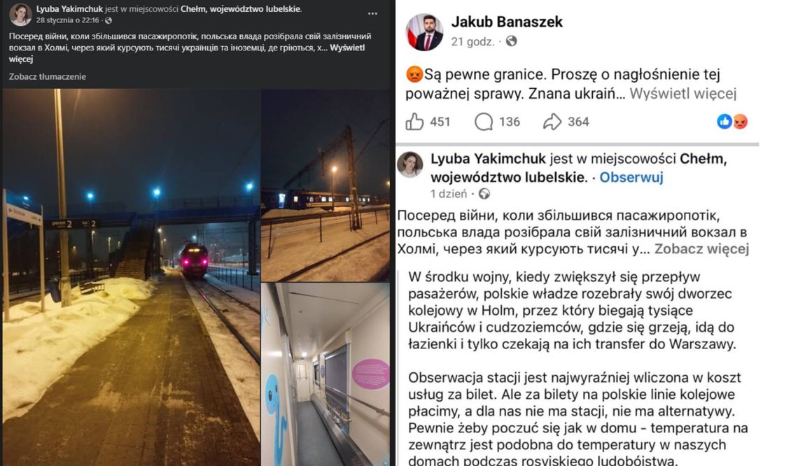 Prezydent Banaszek broni Chełma przed oskarżeniami ukraińskiej poetki: "Są pewne granice" Na wpis poetki ostro zareagował prezydent Chełma.