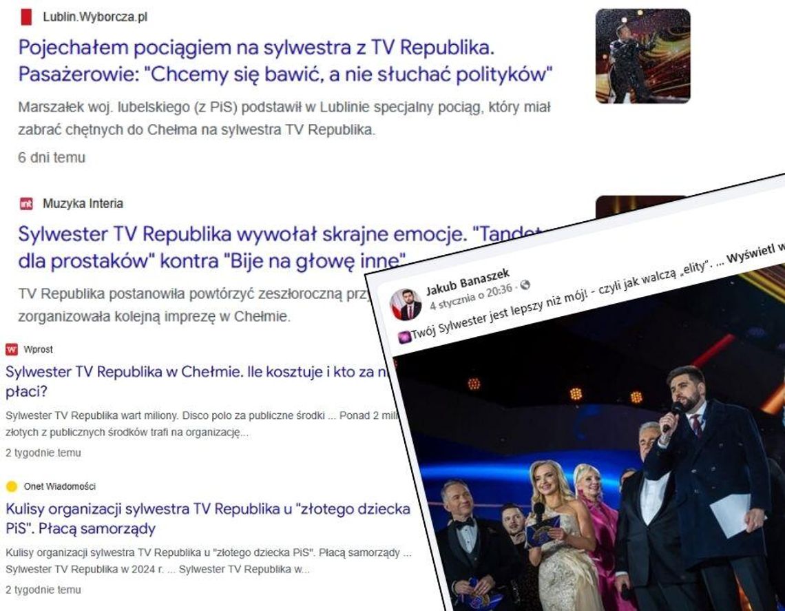 W swoim wpisie prezydent Chełma przedstawił argumenty dotyczące finansowania miejskich sylwestrów w Polsce oraz zasad organizacji wydarzenia transmitowanego przez Telewizję Republika. Zapowiedział jednocześnie, że miasto zamierza nadal podejmować inicjatywy o ogólnopolskim zasięgu.