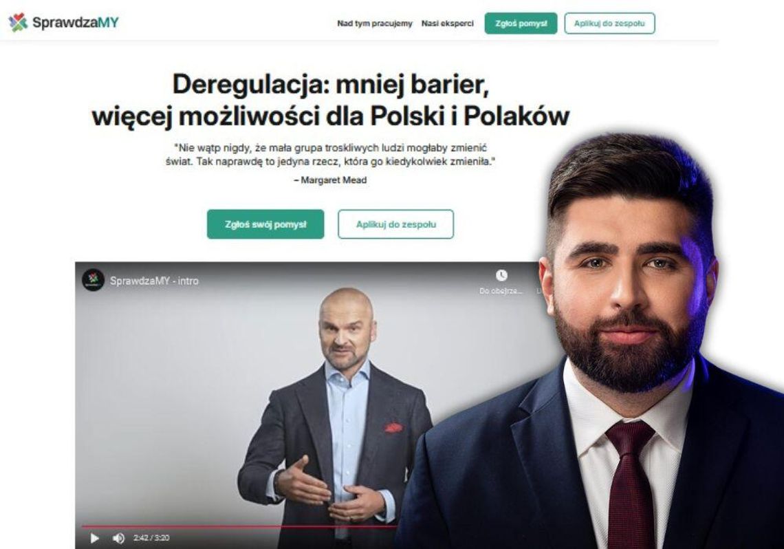 Prezydent Chełma Jakub Banaszek w zespole ds. deregulacji