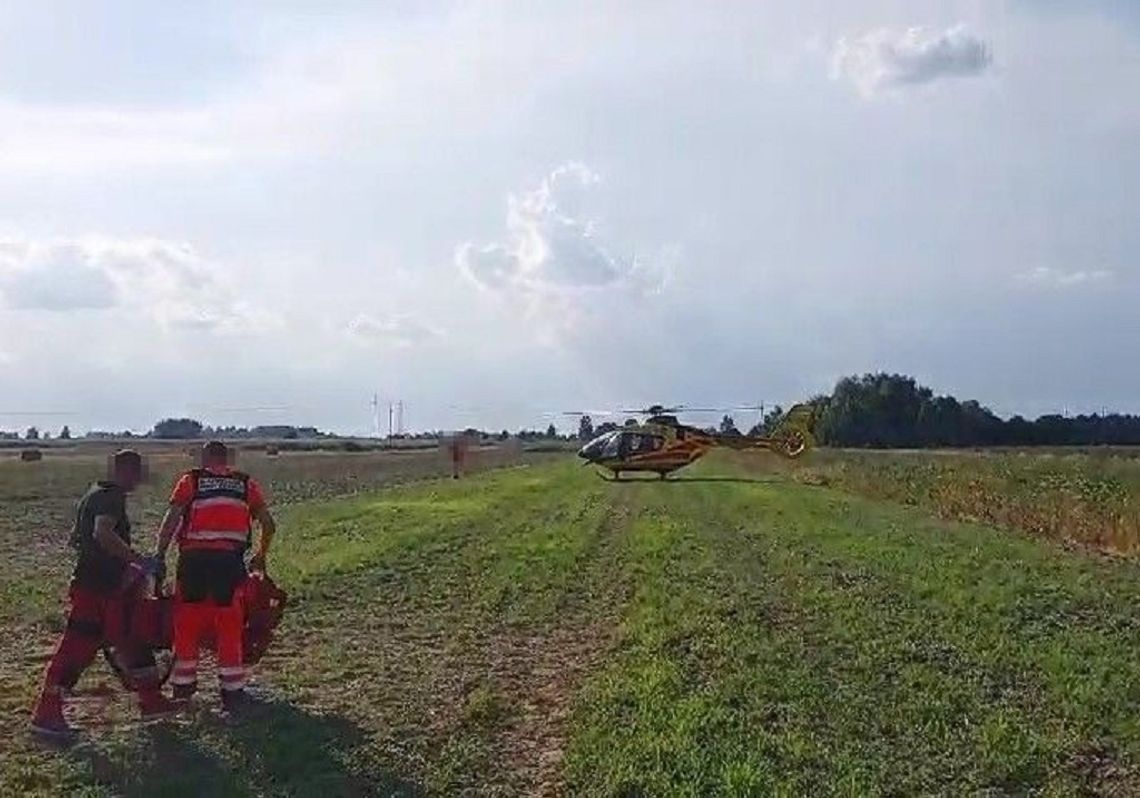 Próbował sam ugasić pożar trawy. Sąsiedzi nie byli w stanie go uratować...