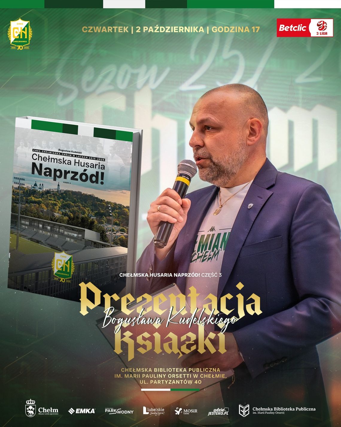 Promocja książki „Chełmska Husaria Naprzód!” Bogusława Kudelskiego