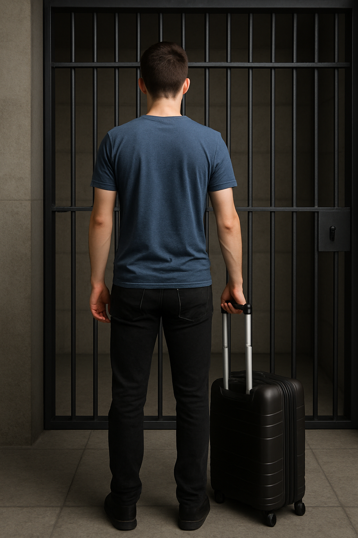 „Proszę mnie zamknąć” – poszukiwany zgłosił się na policję już z bagażami