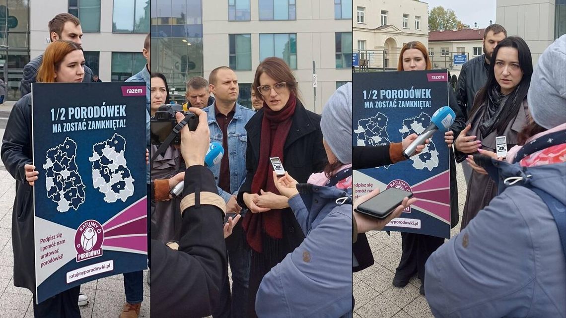 Protestują przeciwko likwidacji porodówek. Na „czarnej” liście oddziały w Krasnymstawie i we Włodawie