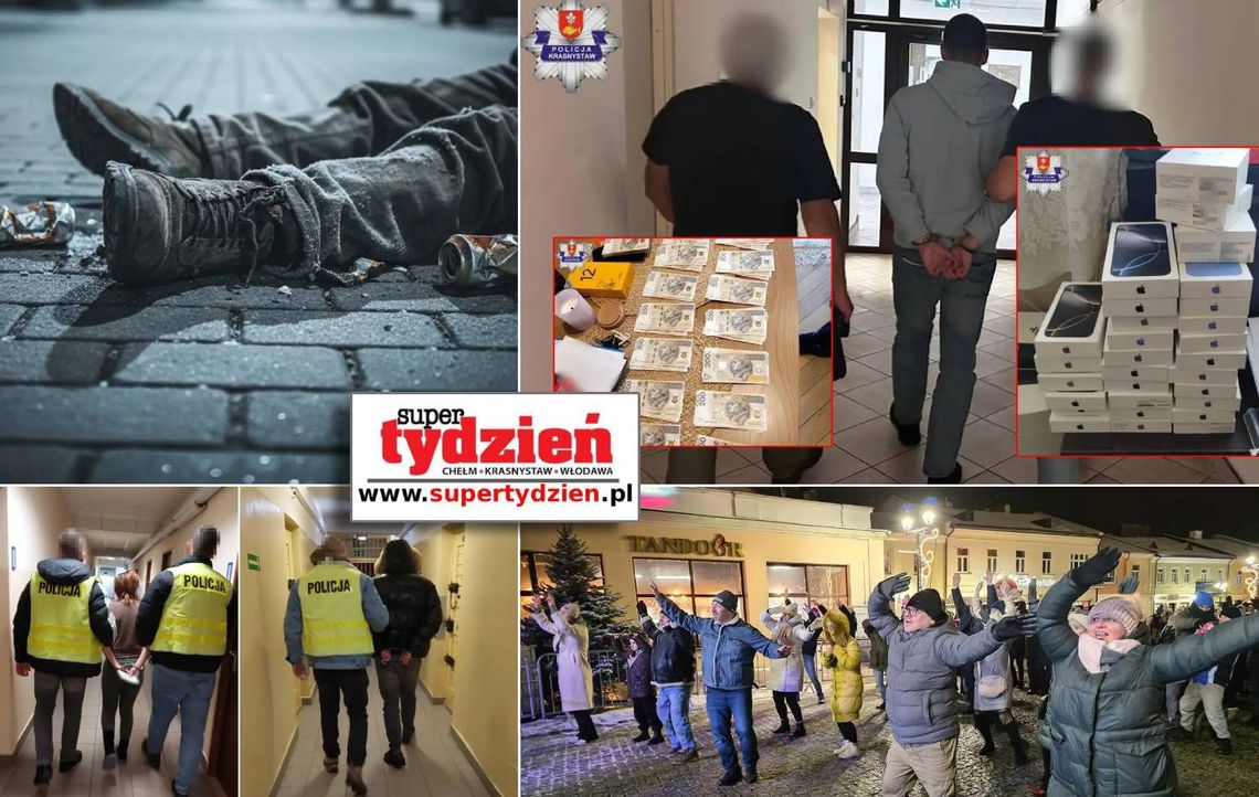 Przegląd informacji z 1-2 stycznia 2026. Chełm, Krasnystaw, Włodawa Przegląd informacji z 1-2 stycznia 2026. Chełm, Krasnystaw, Włodawa