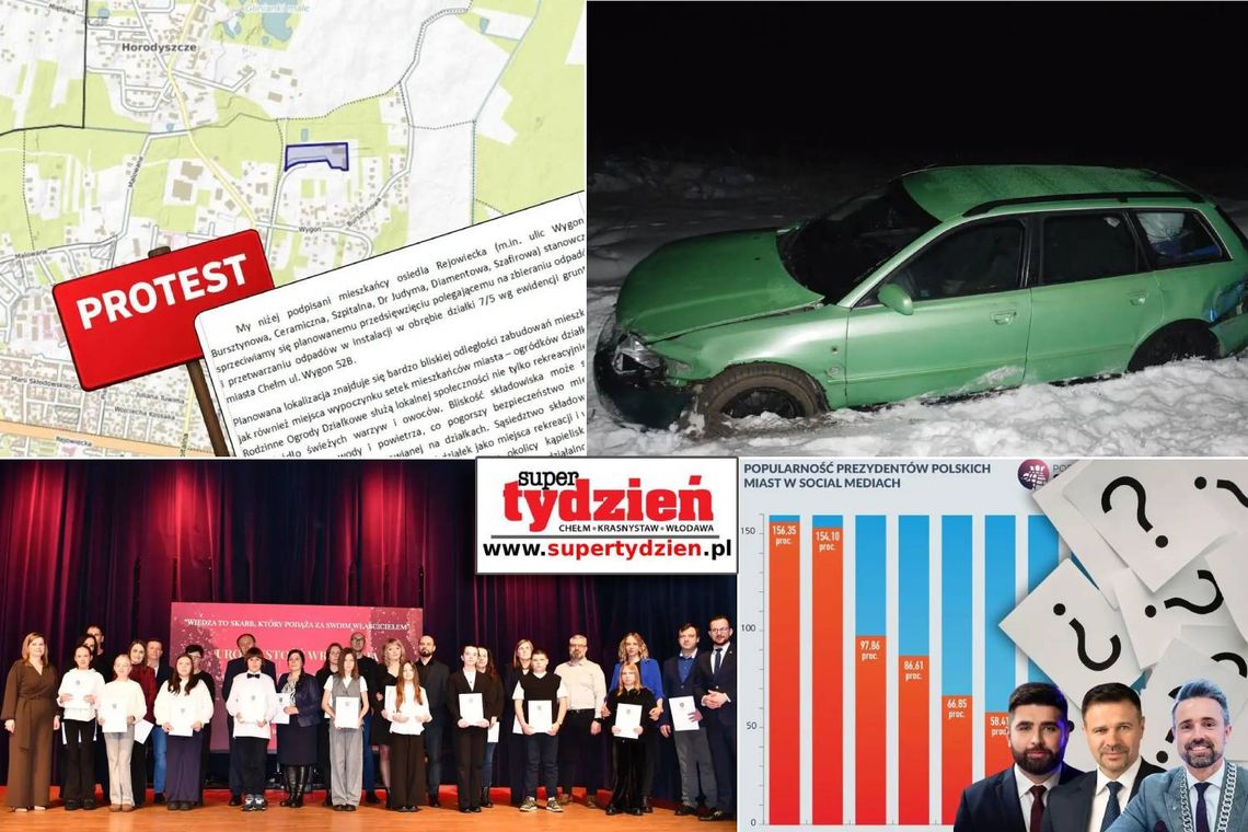 Przegląd informacji z 10  lutego 2026. Chełm, Krasnystaw, Włodawa