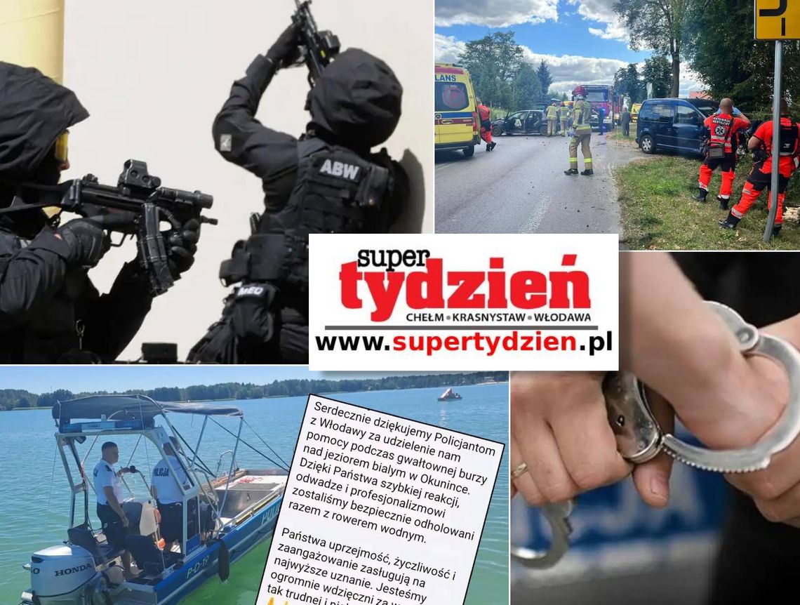 Przegląd informacji z 19 sierpnia 2025. Chełm, Krasnystaw, Włodawa