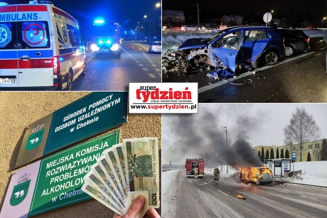 Przegląd informacji z 26 stycznia 2026. Chełm, Krasnystaw, Włodawa Przegląd informacji z poniedziałku, 26 stycznia 2026. Chełm, Krasnystaw, Włodawa