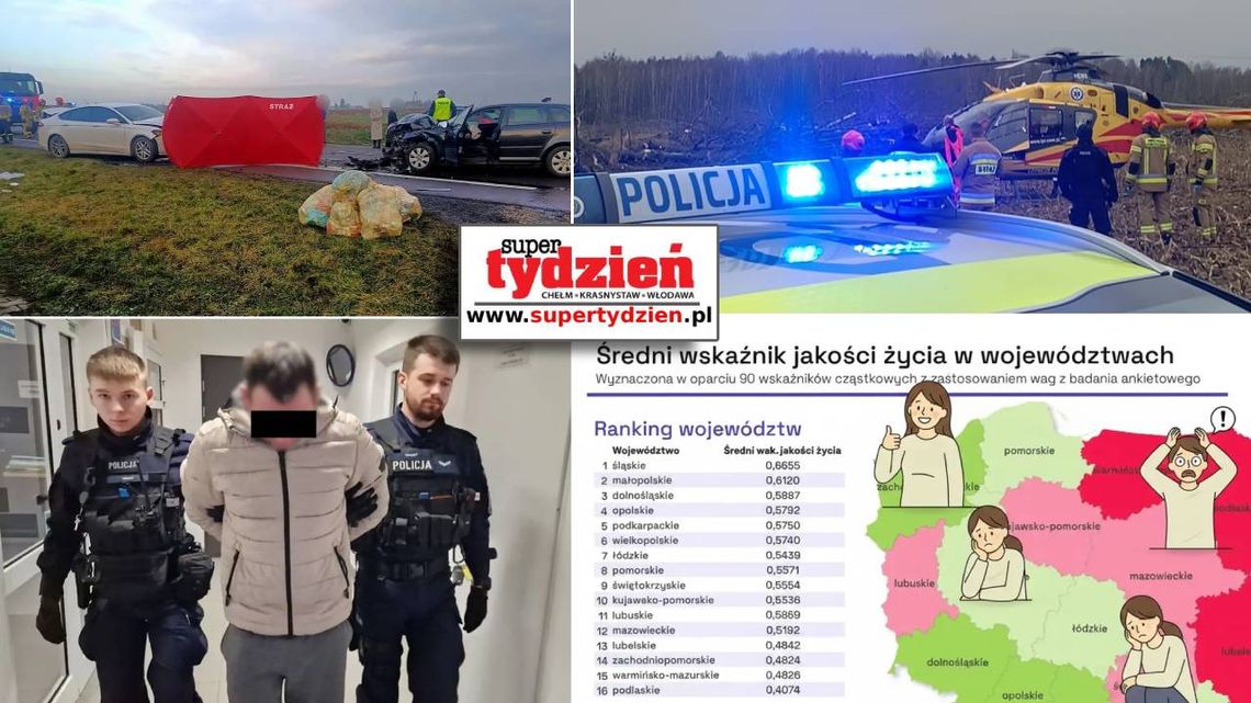 Przegląd informacji z 5-6 grudnia 2025. Chełm, Krasnystaw, Włodawa Przegląd informacji z 4 grudnia 2025. Chełm, Krasnystaw, Włodawa