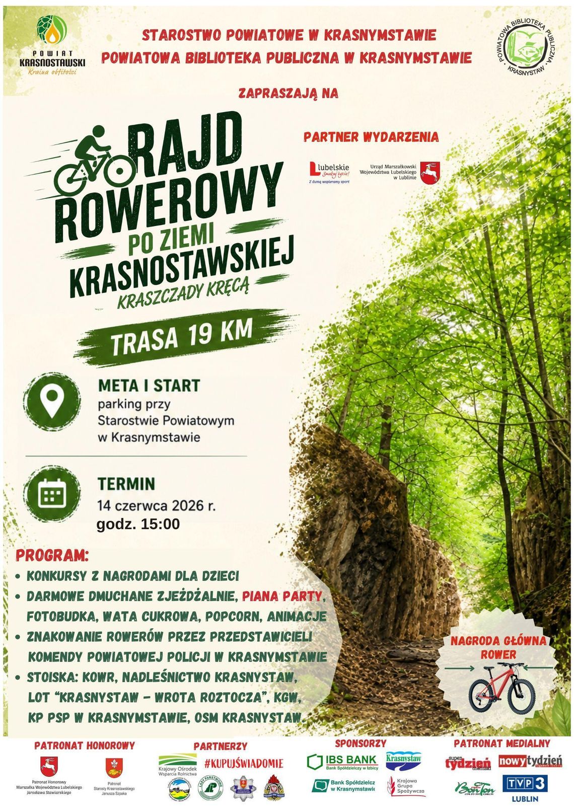 Rajd Rowerowy po Ziemi Krasnostawskiej. „Kraszczady Kręcą” już 14 czerwca „Kraszczady Kręcą” już 14 czerwca w Krasnymstawie.