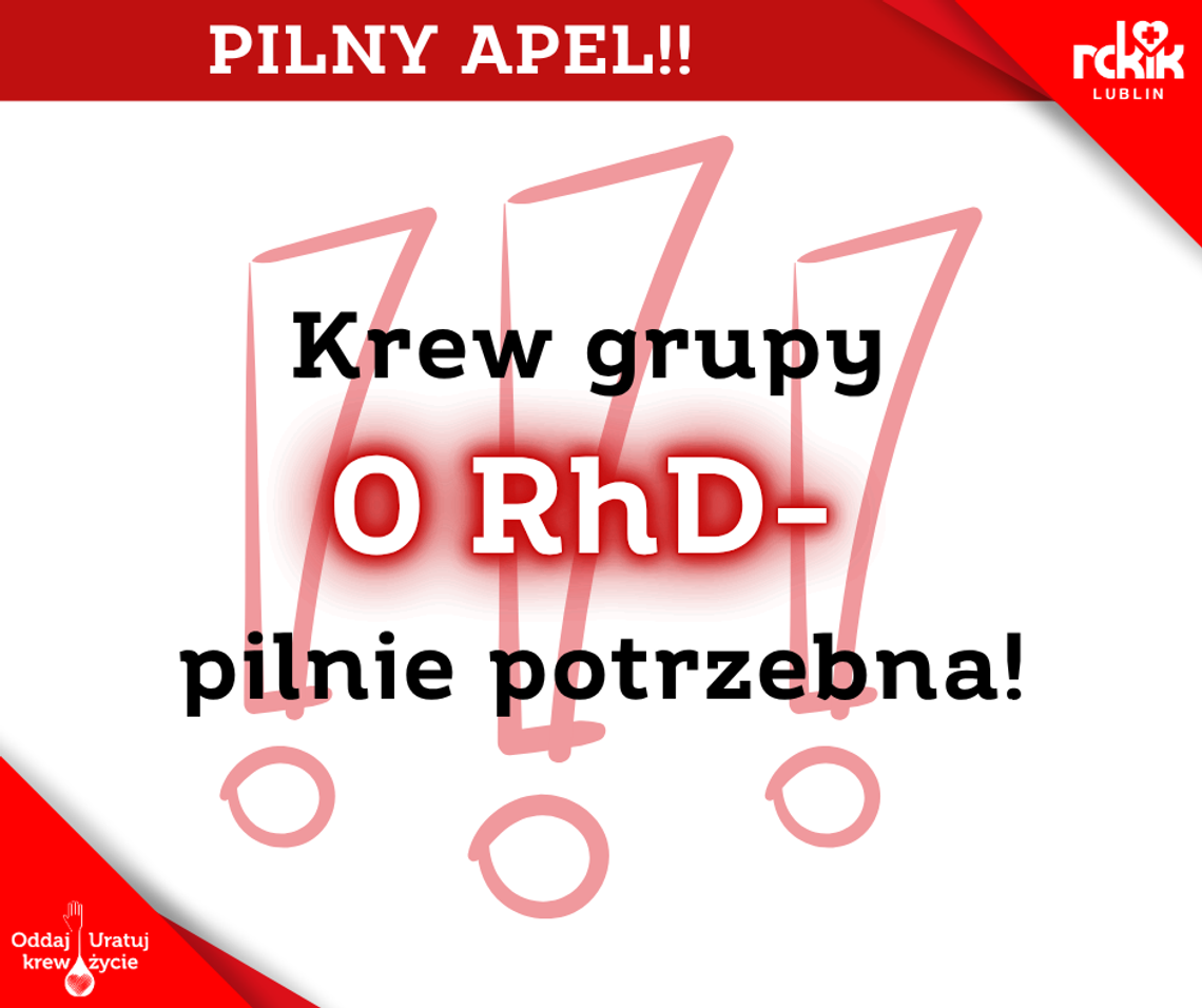 Region. Alarmująco mało krwi w magazynach. RCKiK w Lublinie apeluje do dawców Region. Alarmująco mało krwi w magazynach. RCKiK w Lublinie apeluje do dawców