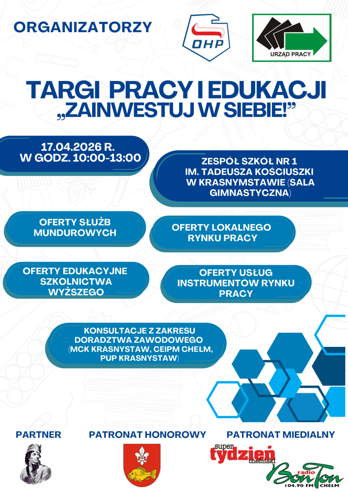 Wydarzenie odbędzie się 17 kwietnia w godzinach 10:00-13:00.