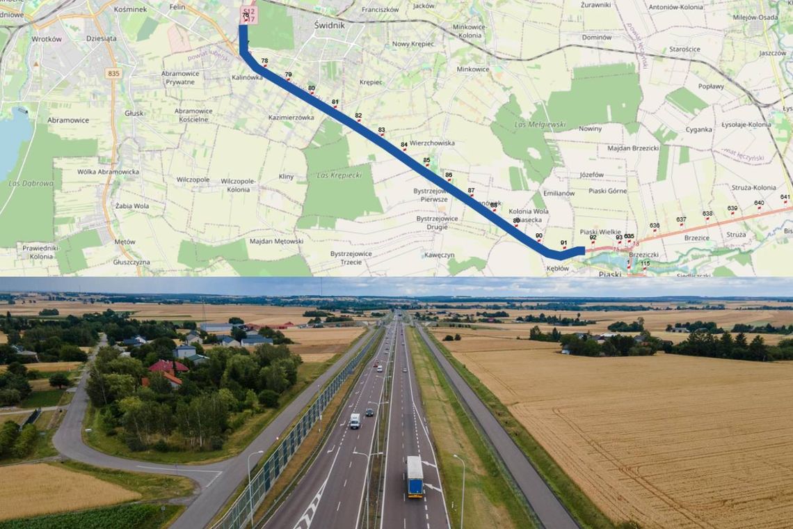 Remont drogi ekspresowej S12. Będą zmiany na trasie z Chełma do Lublina Remont drogi ekspresowej S12. Będą zmiany na trasie z Chełma do Lublina