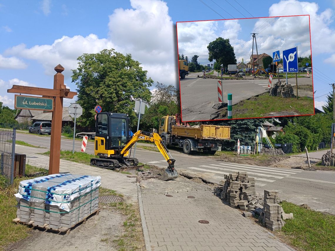 Remont drogi krajowej nr 82 w Urszulinie. Gmina i GDDKiA planują przebudowę skrzyżowań