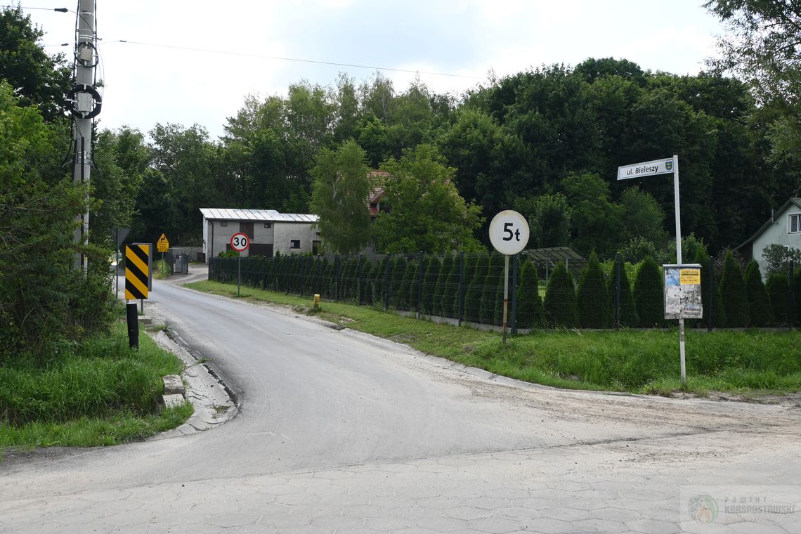 Remont zakończony przed terminem. Ulica Bieleszy w Krasnymstawie zyskała nowe oblicze