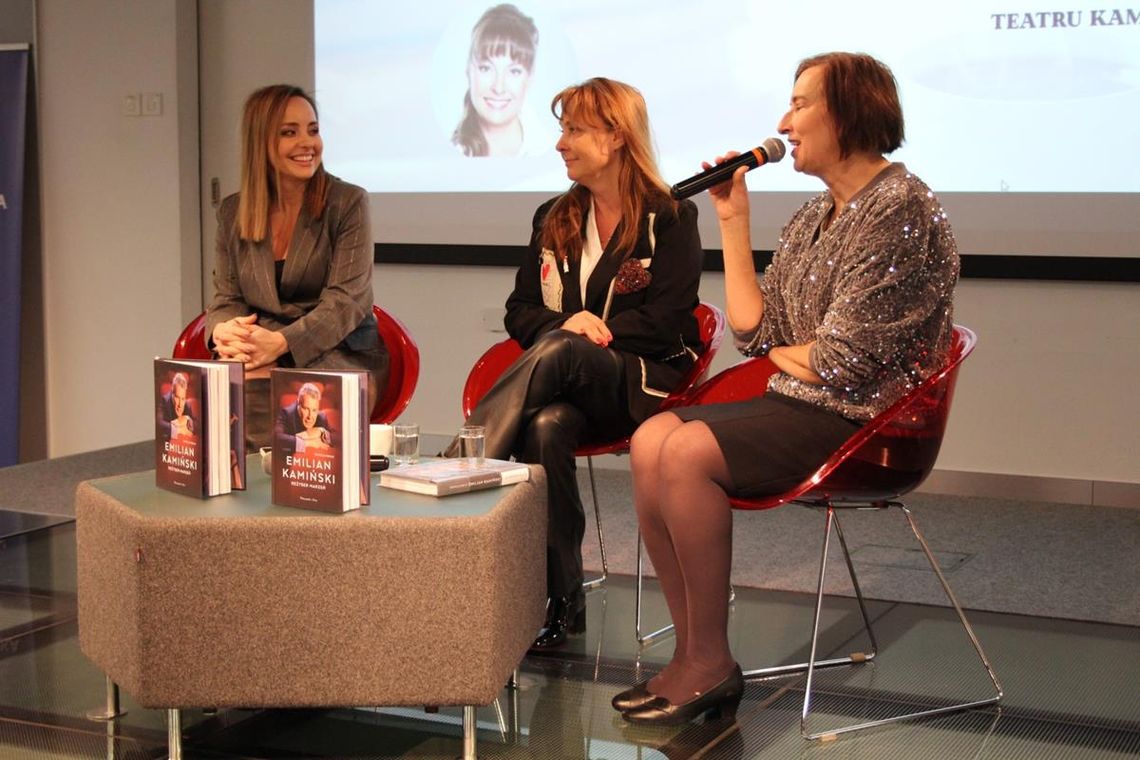 Spotkanie o Emilianie Kamińskim i promocja książki „Reżyser marzeń” w Chełmskiej Bibliotece Publicznej.