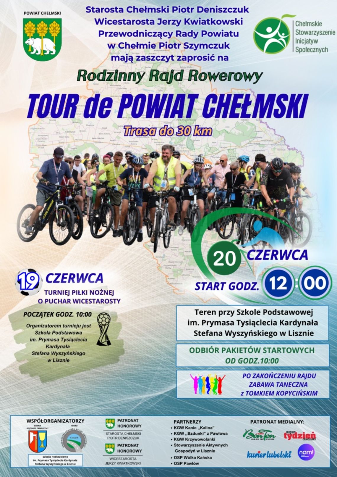 Rodzinny Rajd Rowerowy Tour de Powiat Chełmski Tour de Powiat Chełmski