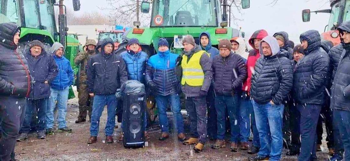 Rolnicy protestowali także w powiecie krasnostawskim