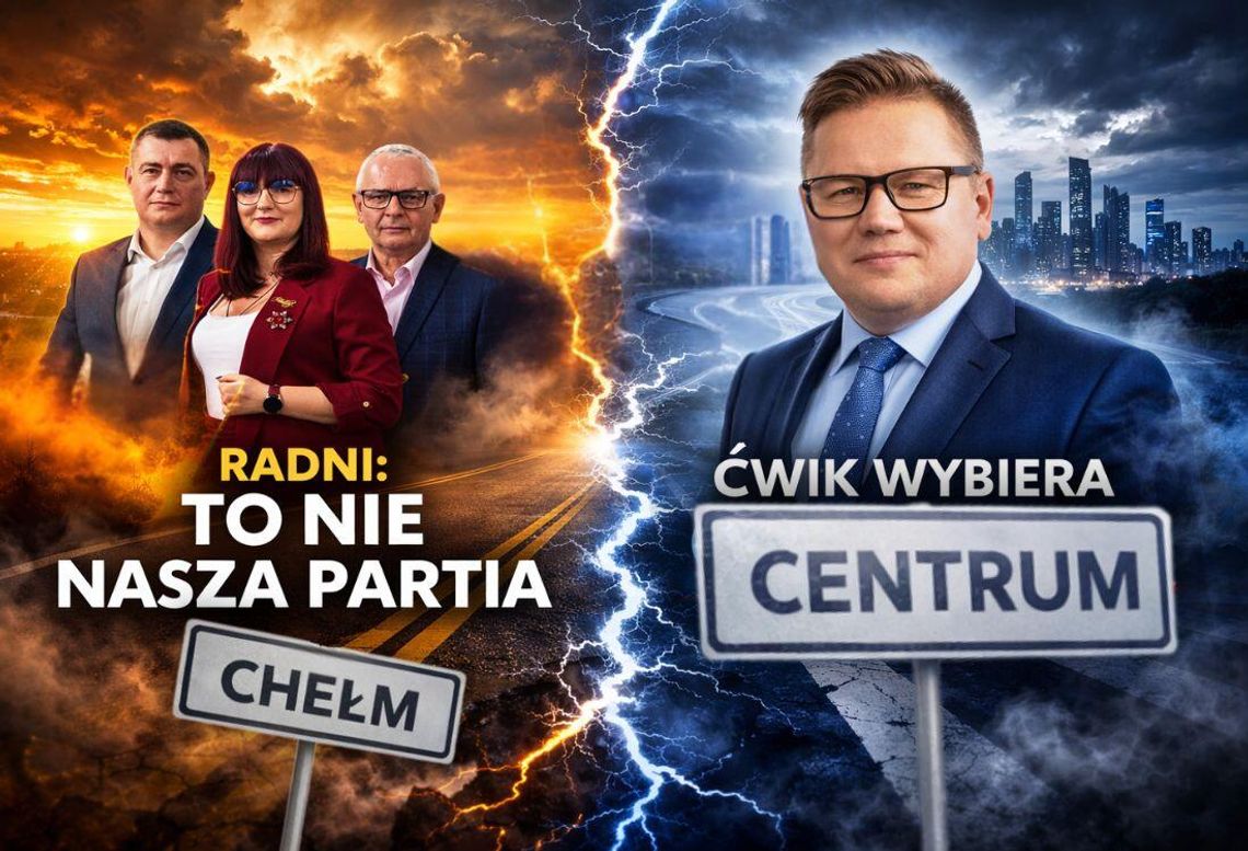 Rozłam w Polsce 2050. Poseł Ćwik w nowym klubie. Chełmscy radni wybrali miasto zamiast polityki