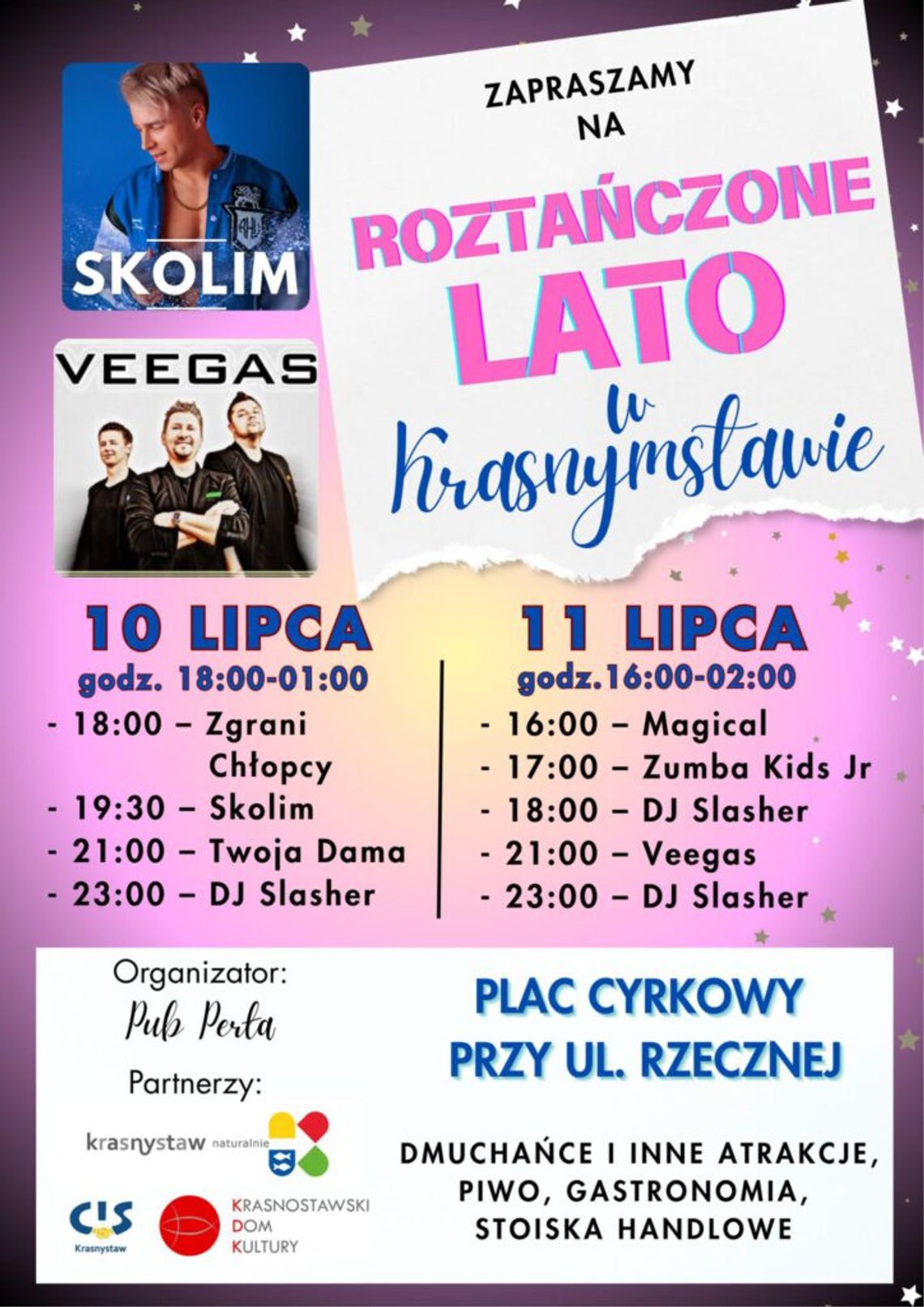 "Roztańczone Lato" w Krasnymstawie. Na scenie pojawi się Skolim [ZDJĘCIA]