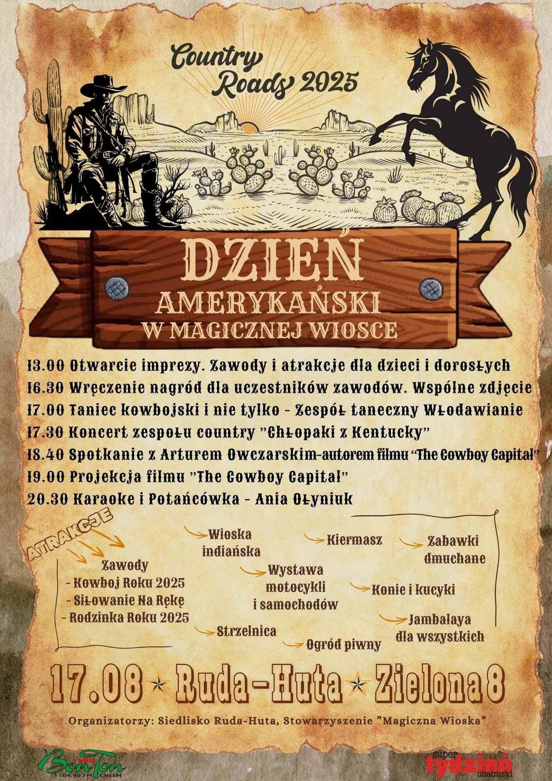 Ruda-Huta zaprasza na wydarzenie pełne atrakcji w amerykańskim stylu [PROGRAM]